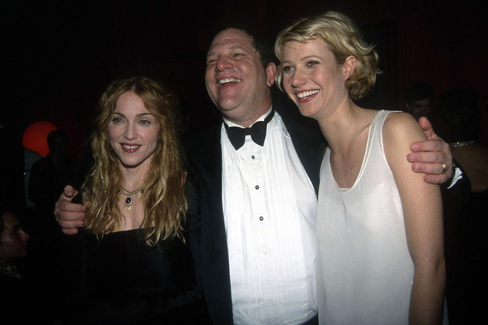 Madonna, Harvey Weinstein, and Gwyneth Paltrow