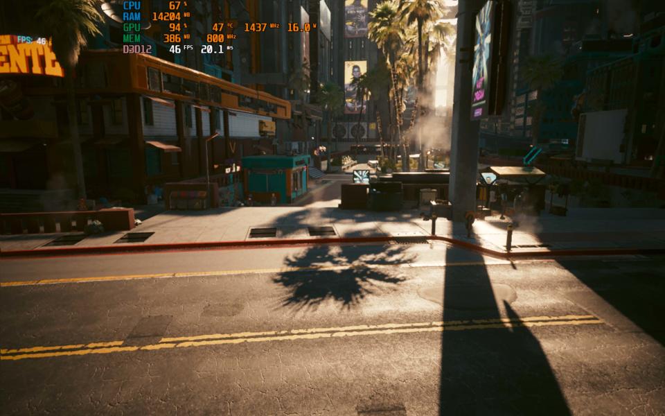 Cyberpunk 2077 benchmarking