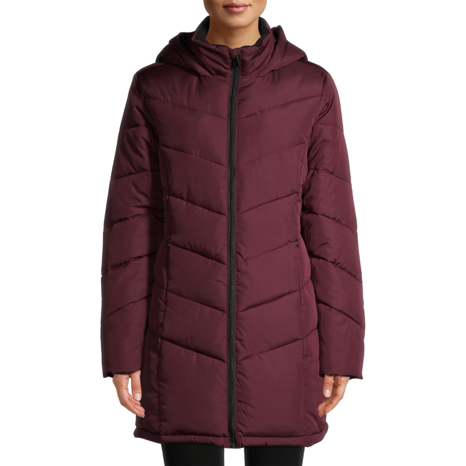 <p><a href="https://go.redirectingat.com?id=74968X1596630&url=https%3A%2F%2Fwww.walmart.com%2Fip%2FBig-Chill-Women-s-Chevron-Quilted-Puffer-Jacket-with-Hood-Sizes-S-XL%2F590044708&sref=https%3A%2F%2F" rel="nofollow noopener" target="_blank" data-ylk="slk:Shop Now;elm:context_link;itc:0;sec:content-canvas" class="link ">Shop Now</a></p><p>Women's Chevron Quilted Puffer</p><p>walmart.com</p><p>$39.96</p>