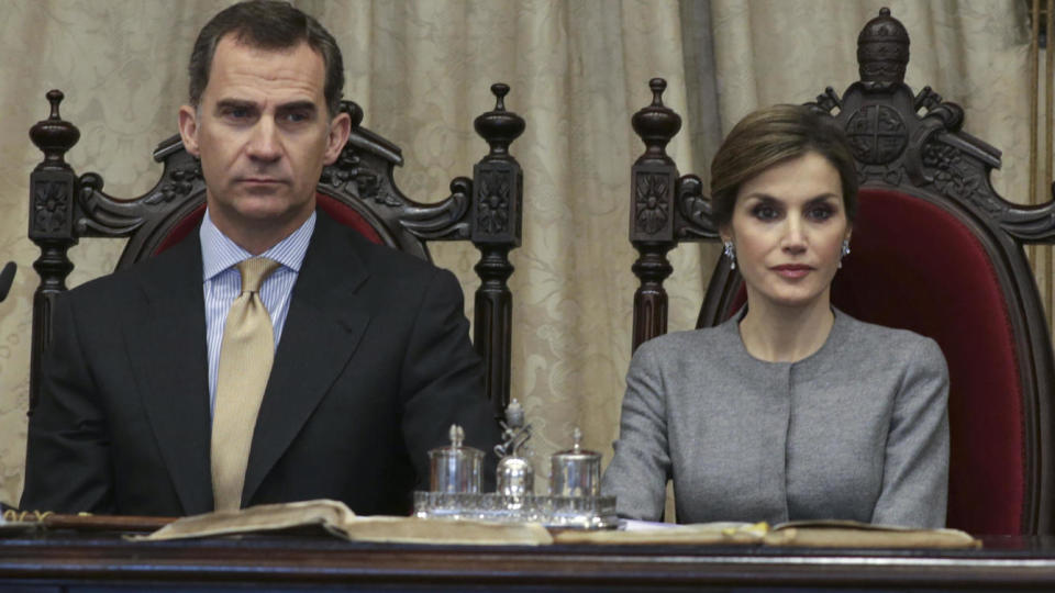 Felipe VI y Letizia, tensión en el ambiente (GTres).