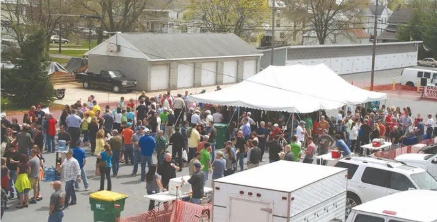 The first Greencastle Craft Beer Festival was held in 2014 on the parking lot at 121 E. Baltimore St. Ten years later, the 2024 Greencastle-Antrim Craft Beer, Wine and Spirits Festival will be held at the same location on Saturday, April 13.
