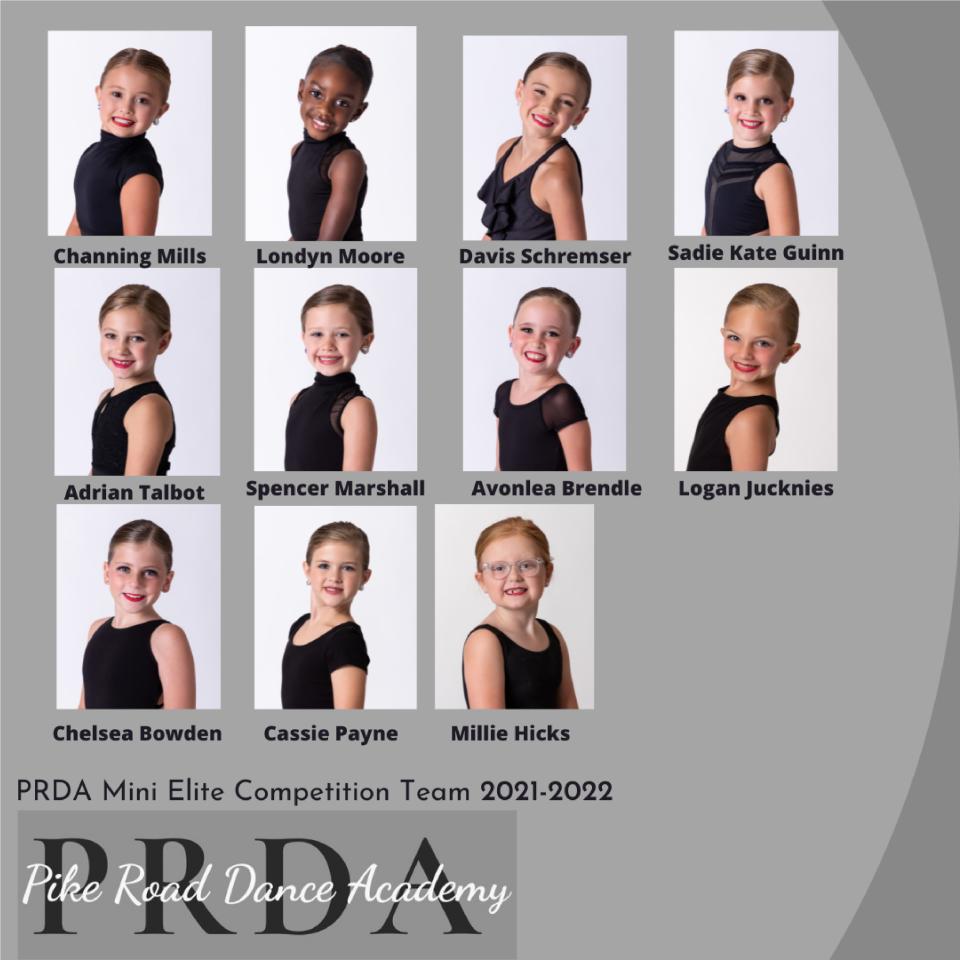 The Pike Road Dance Academy Mini Elite team is preparing for their season which starts Feb. 4 at a Dance Masters of America event in downtown Montgomery.