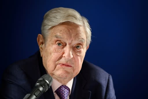 Hungarian-born US investor and philanthropist George Soros is targeted in the Hungarian campaign, along with EU Commission chief Jean-Claude Juncker