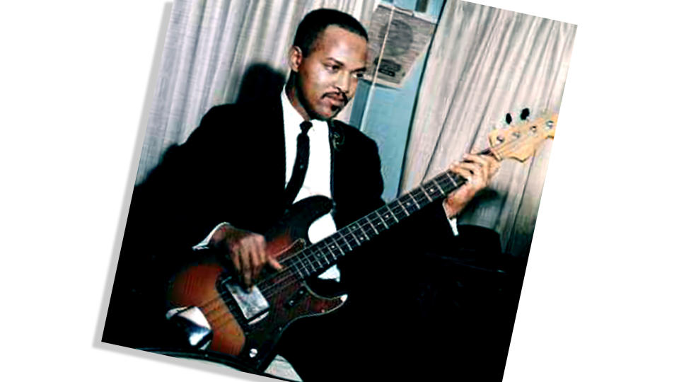 Bassist James Jamerson of the Motown backing band 