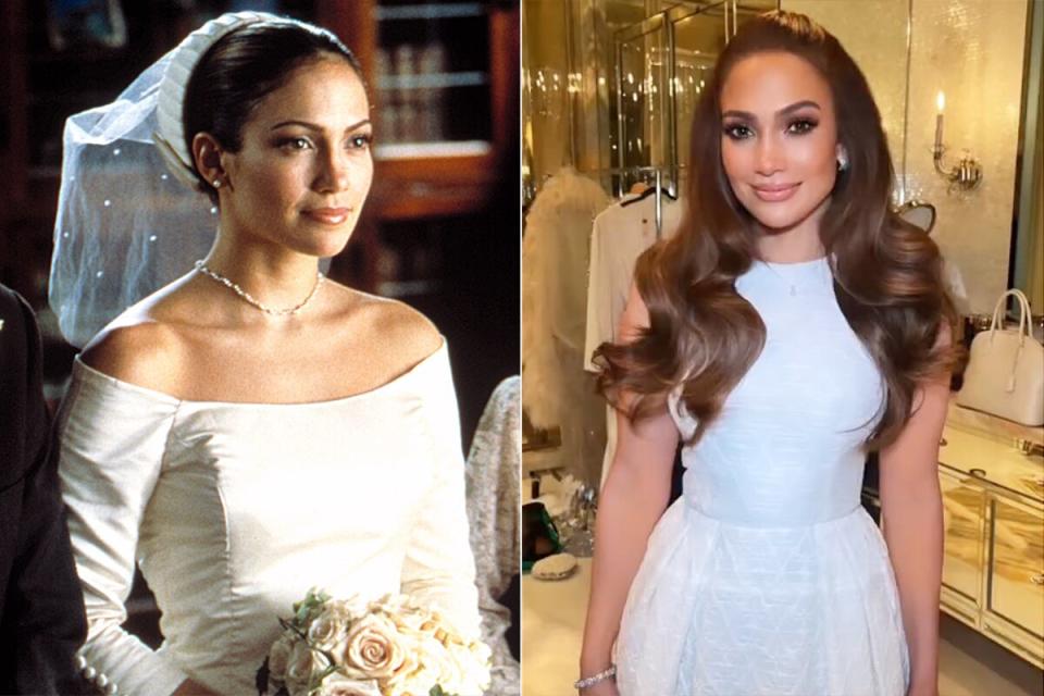 the wedding planner; jennifer lopez wedding dress