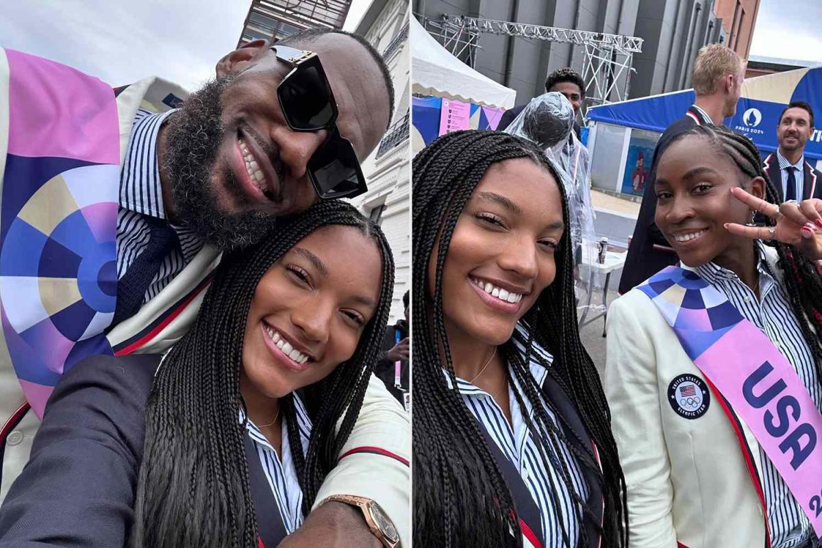 See epic behind-the-scenes photos of Team USA athletes at the opening ceremony of the Paris Olympics