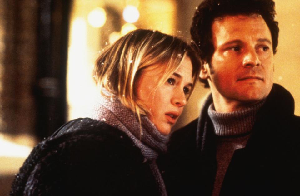 Zellweger with Colin Firth as Mark Darcy in 2001’s “Bridget Jones’s Diary” handout