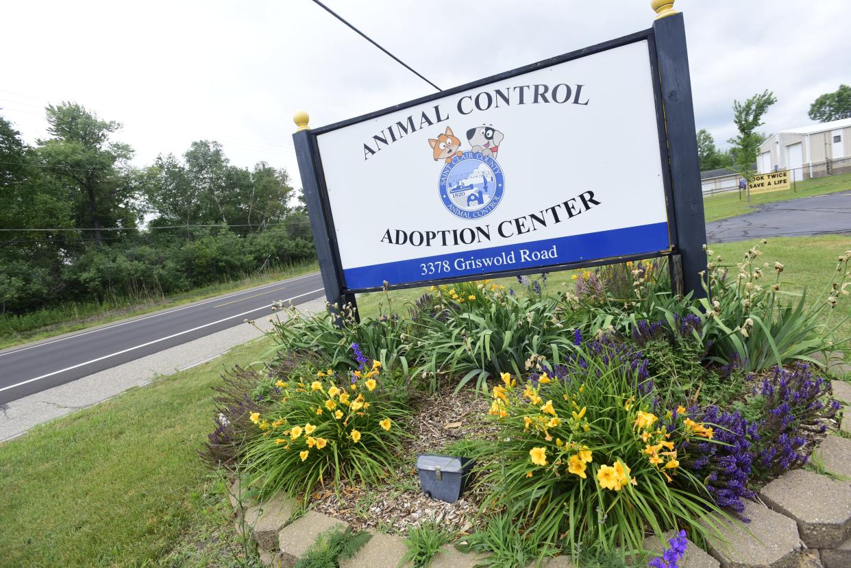 The St. Clair County Animal Control in Port Huron on Tuesday, July 5, 2022. About six weeks ago, St. Clair County Animal Control stopped allowing owners to surrender their pets to the shelter because of the lack of space.