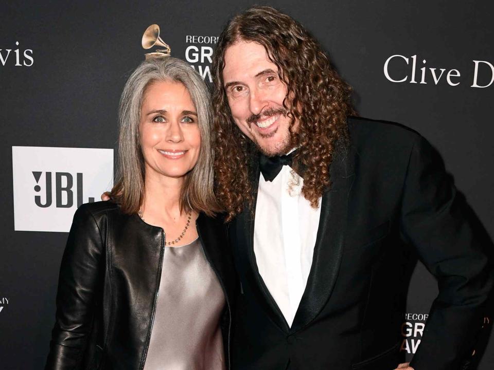 <p>Frazer Harrison/Getty</p> Weird Al Yankovic and his wife, Suzanne Yankovic, attend the Pre-Grammy Gala on February 9, 2019 in Beverly Hills, California.