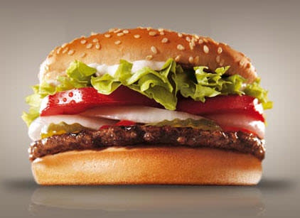 8. The answer is: <br> a) Burger King Whopper