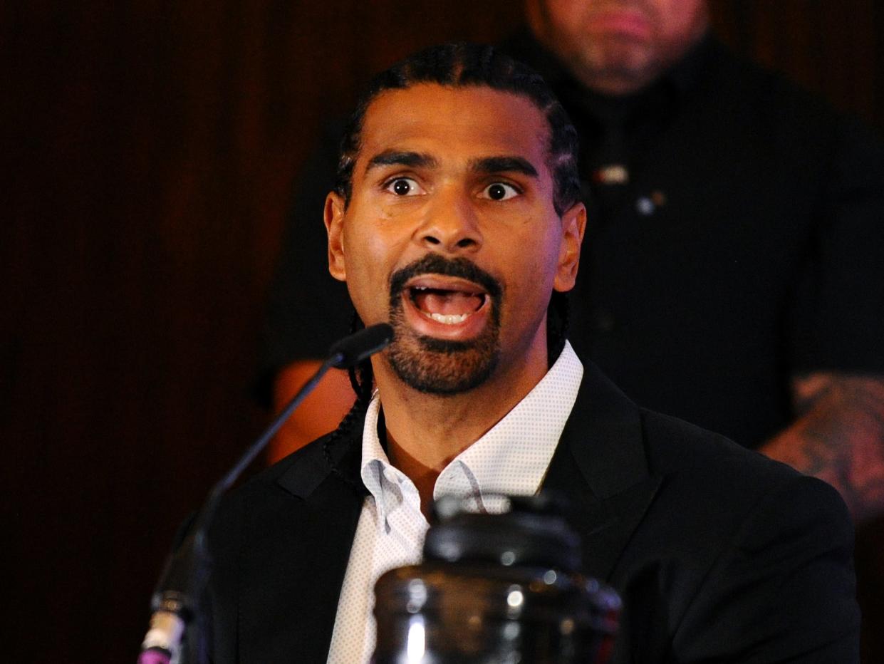 Former boxer David Haye (Getty Images)