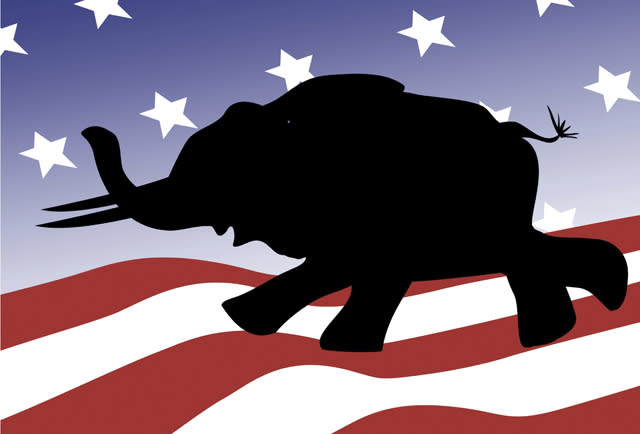 Republican silhouette (Linda Braucht/Getty Images)