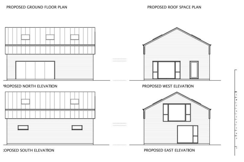 The design of the building which was built at Little Duncroft and refused by planners last night (June 13)