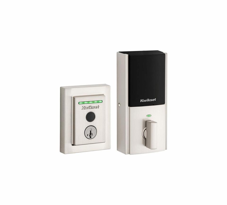 <p><strong>Kwikset</strong></p><p>amazon.com</p><p><strong>$249.00</strong></p><p><a href="https://www.amazon.com/dp/B08DYZCW3S?tag=syn-yahoo-20&ascsubtag=%5Bartid%7C10060.g.37002628%5Bsrc%7Cyahoo-us" rel="nofollow noopener" target="_blank" data-ylk="slk:Shop Now;elm:context_link;itc:0;sec:content-canvas" class="link ">Shop Now</a></p><p>The Halo is a sturdy, complete deadbolt from Kwikset, a company that revolutionized residential locks with its tubular lock design over 70 years ago. The lock features its proprietary “Smart Key” technology, which has nothing to do with the lock’s “smart” features. Smart Key allows users to re-key their locks, with new physical keys, in seconds. This makes it easy to key the new lock to the Kwikset locks you may already have. It’s also handy if a key is lost and the are concerns it could get into the wrong hands. In short, Smart Key enables users to manage the security of their physical keys, in a quick, efficient manner.</p><p>Aside from Halo’s physical security, the smart lock features and app stack up very well too. Once installed, the lock can be set up with the proprietary app on a smartphone using Bluetooth. And, once the Halo is connected to a WiFi network, it's simple to check the lock status, activity logs, or create access codes from anywhere. With the app, multiple locks in multiple homes can be easily managed. The Halo can also be controlled with voice commands using Amazon’s Alexa.</p>