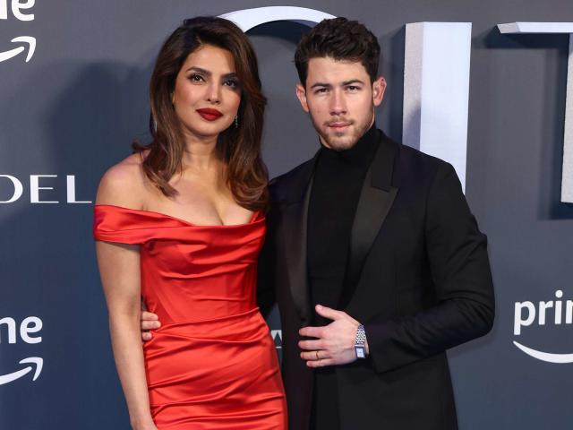 Nick Jonas References Hit Song 'Burnin' Up' While Gushing Over Wife Priyanka  Chopra's Sexy Red Dress