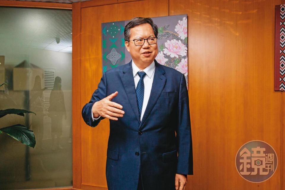 桃園市長鄭文燦（圖）與竹竹苗3位首長頻繁聯繫，共商防疫對策。