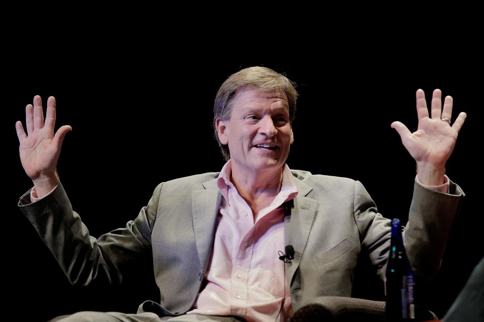 Michael Lewis at George Washington University on April 4, 2014 in Washington, DC. (T.J. Kirkpatrick/Getty)