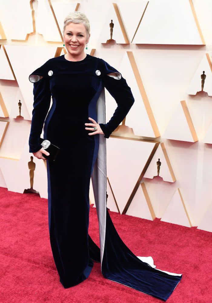 Oscars 2020 red carpet: Olivia Colman