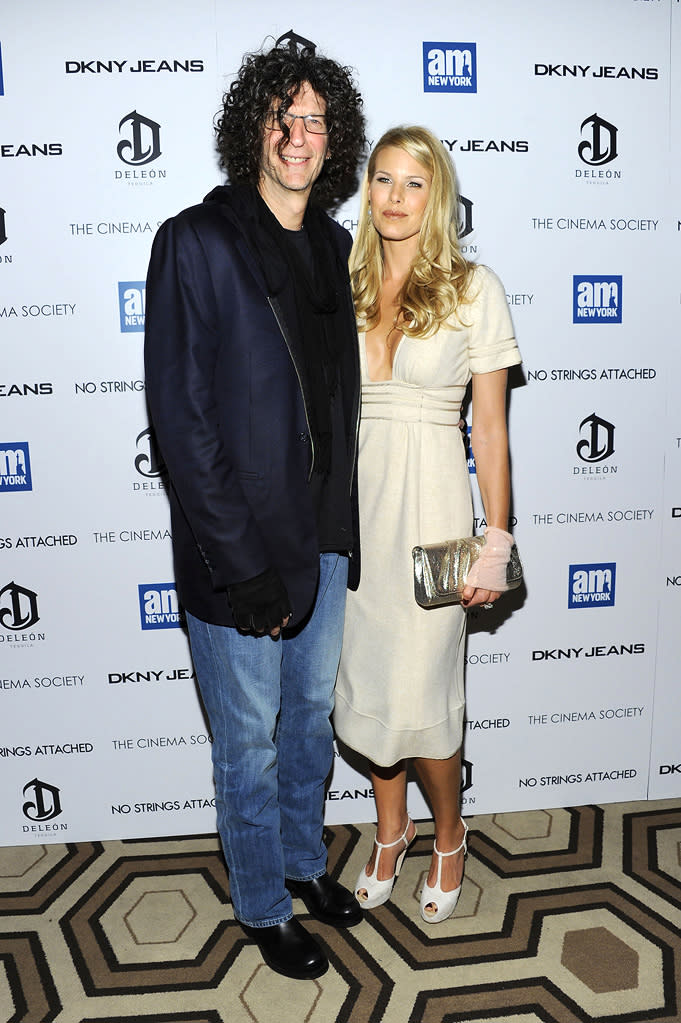 No Strings Attached 2011 NYC Screening Howard Stern Beth Ostrosky