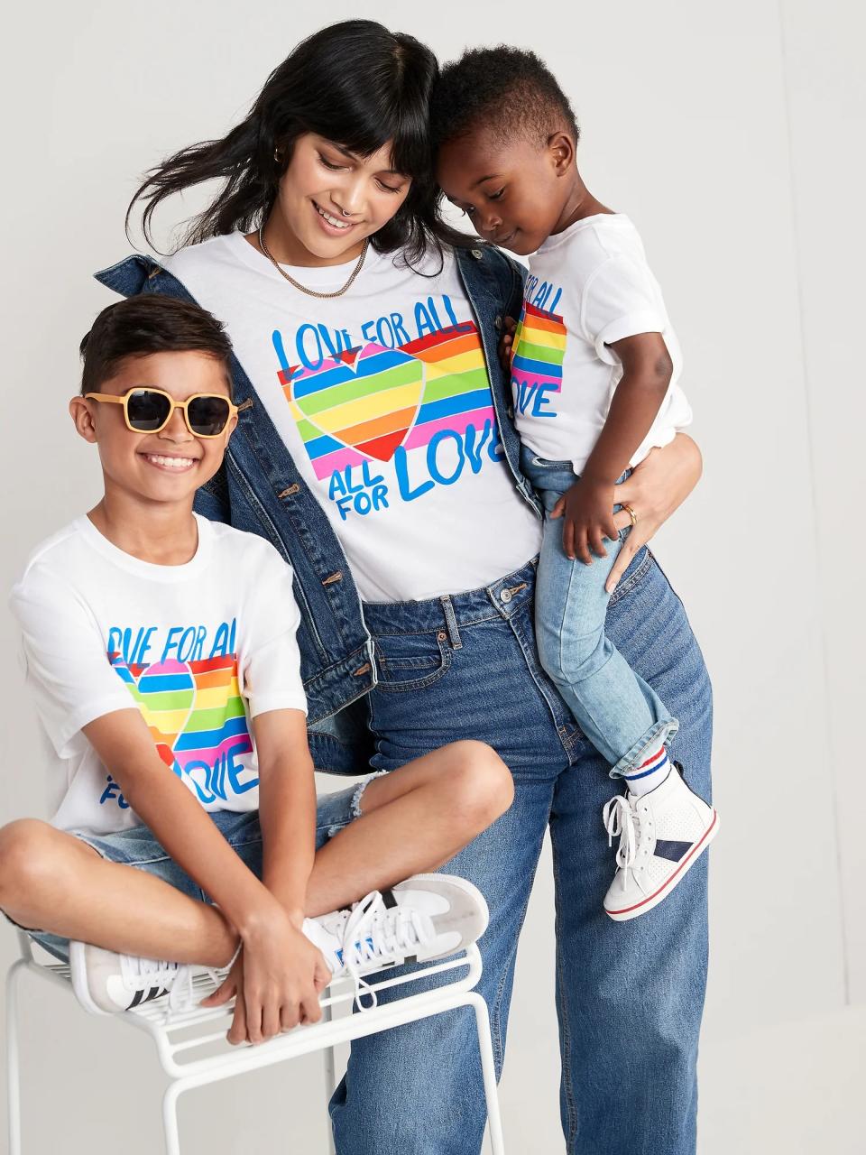 Matching Pride Gender-Neutral T-Shirt for Kids