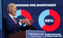 Joe Biden speaks about COVID-19 in Wilmington, Delaware