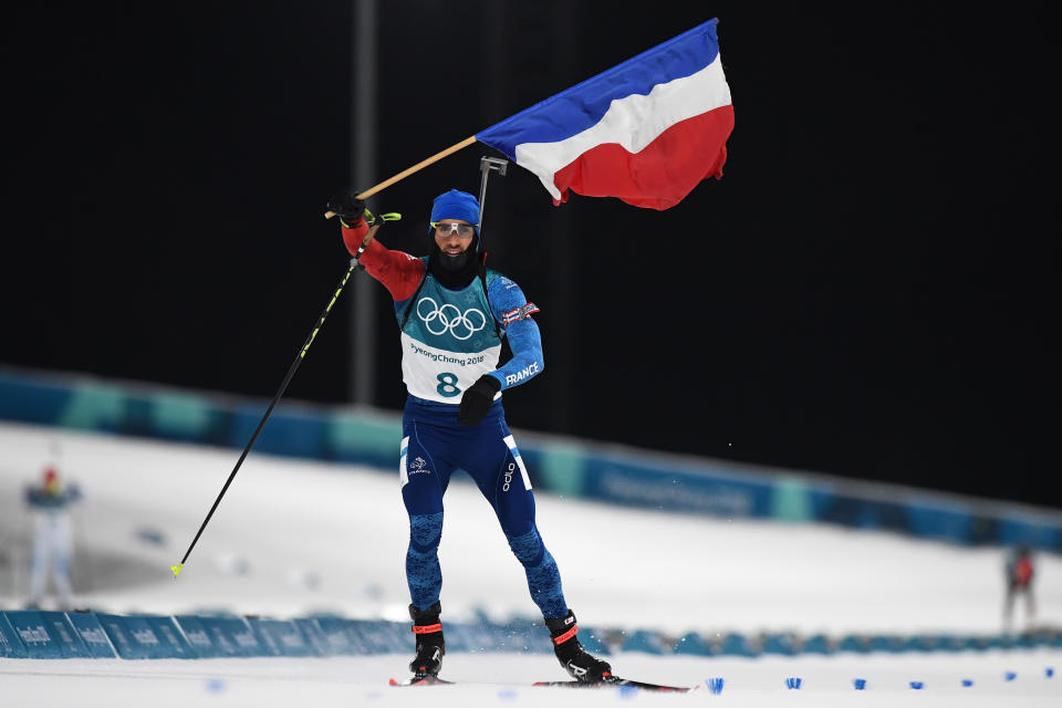 Fourcade en or sur la poursuite (AFP).