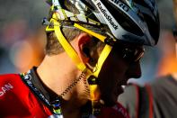 Lance Armstrong of the US prepares to take part in the 51 km Cancer Council Classic cycling race, part of the 2011 Tour Down Under, in Adelaide on January 16, 2011. The Tour Down Under cycling event runs from January 16-23. IMAGE STRICTLY RESTRICTED TO EDITORIAL USE STRICTLY NO COMMERCIAL USE AFP PHOTO / MARK GUNTER (Photo credit should read Mark Gunter/AFP/Getty Images)