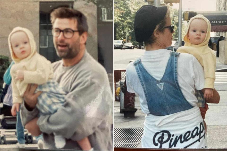 Ireland Baldwin/Instagram Ireland Baldwin as an infant with dad Alec Baldwin and mom Kim Basinger