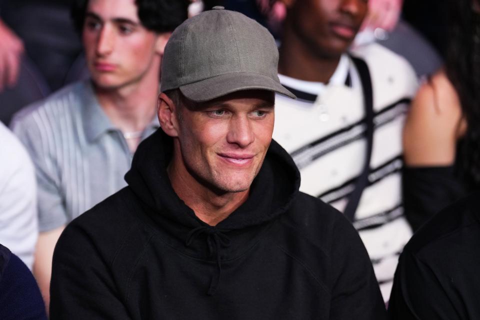 LAS VEGAS, NEVADA - MARCH 04: Tom Brady attends the UFC 285 event at T-Mobile Arena on March 04, 2023 in Las Vegas, Nevada. (Photo by Chris Unger/Zuffa LLC via Getty Images)