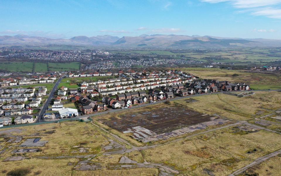 The former Woodhouse Colliery site, where West Cumbria Mining had aimed to develop what it said would be the lowest-emission coal mine in the world