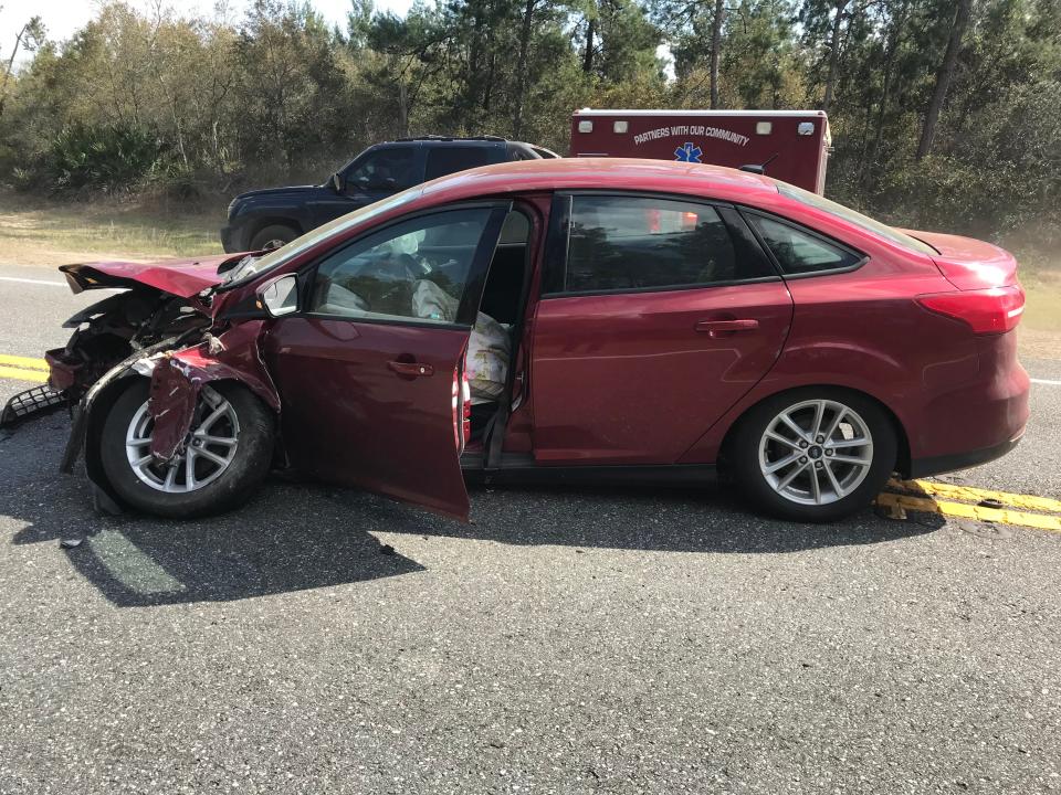 File picture of one of the vehicles involved in a three-vehicle wreck on State Road 40 that claimed the life of Barbara Margaret in 2019.