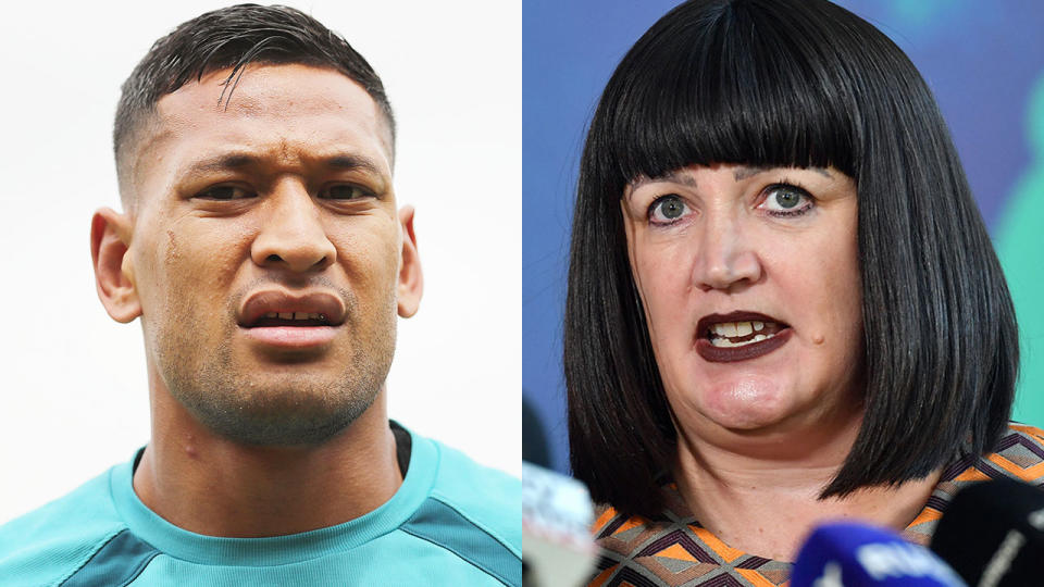 Rugby Australia boss Castle says in hindsight the Folau saga could have been held better. Pic: Getty