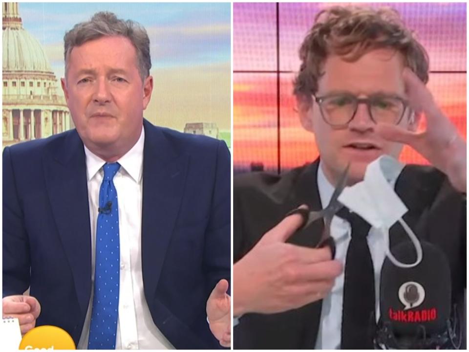 Piers Morgan and Mark Dolan (ITV/talkRADIO)