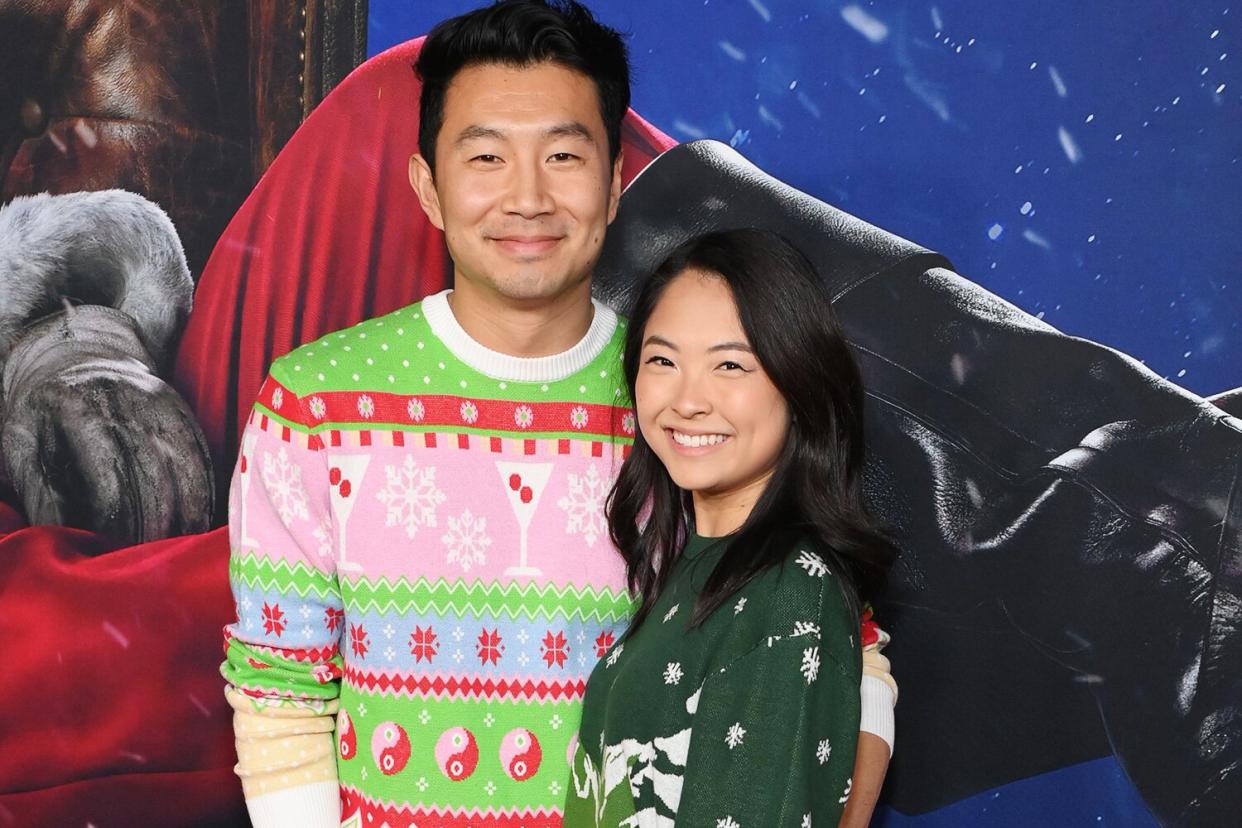 Mandatory Credit: Photo by Stewart Cook/Shutterstock (13642078aa) Simu Liu 'Violent Night' film premiere, Arrivals, Los Angeles, California, USA - 29 Nov 2022