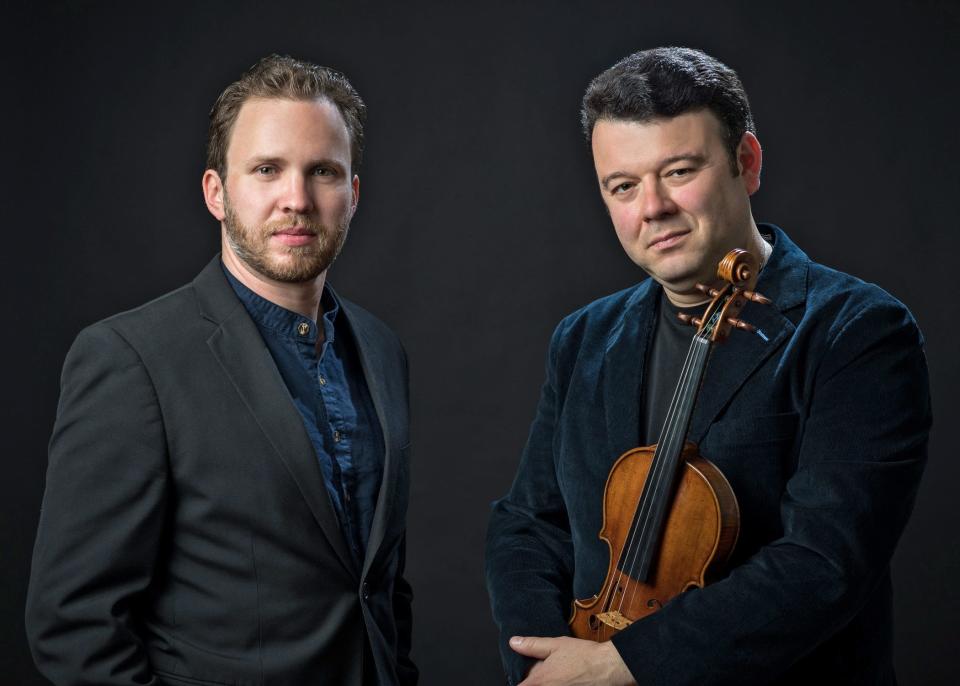 ProMusica Chamber Orchestra, with music director David Danzmayr, left, and creative partner and violinist Vadim Gluzman, end the season with concerts on Saturday and Sunday at the Southern Theatre.