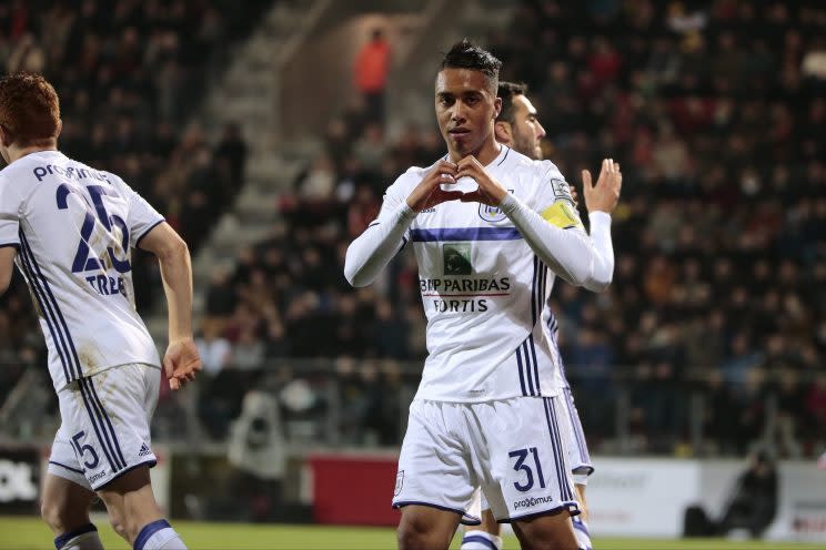 Youri Tielemans, le jeune milieu de terrain d’Anderlecht, est dans le viseur de Monaco (Photo Getty Images)