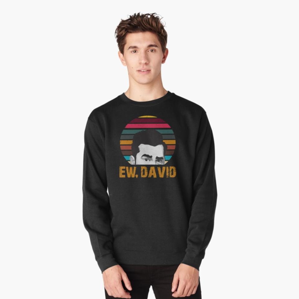 Schitt's Creek: Ew David Retro Pullover Sweatshirt