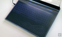 <p>In-person photos of Lenovo's new concept device -- Project Crystal -- which the company claims is the world's first laptop with a transparent micro LED display.</p> 