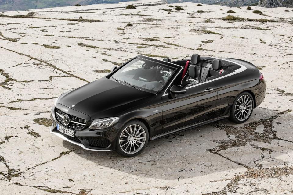 <p>caranddriver.com</p><p><a href="https://www.caranddriver.com/mercedes-amg/c43" rel="nofollow noopener" target="_blank" data-ylk="slk:Learn More;elm:context_link;itc:0;sec:content-canvas" class="link ">Learn More</a></p><p>Luxurious and powerful, the Mercedes-AMG C43 cabriolet will impress luxury-inclined buyers as well as fans of performance. The interior is simply gorgeous, with fine details and rich materials. Onboard Wi-Fi is standard, but we encourage you to stop posting updates on Instagram and enjoy the C43's awesome performance instead. With a 385-hp twin-turbocharged 3.0-liter V-6 and a nine-speed automatic transmission, it will have you smiling every time you pull away from a stoplight. Fast, fun, and close to frugal are traits we can all admire, which is why the C43 finds itself on our Editors' Choice list.</p>