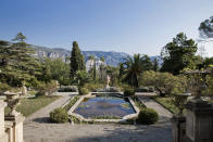 <p>A pond sits in the private botanical gardens overlooking the Mediterranean coast, a breathtaking view for any potential new owner. </p>