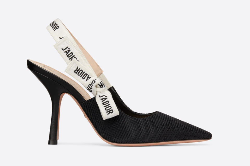 dior, slingback pumps, j'adior pumps, black