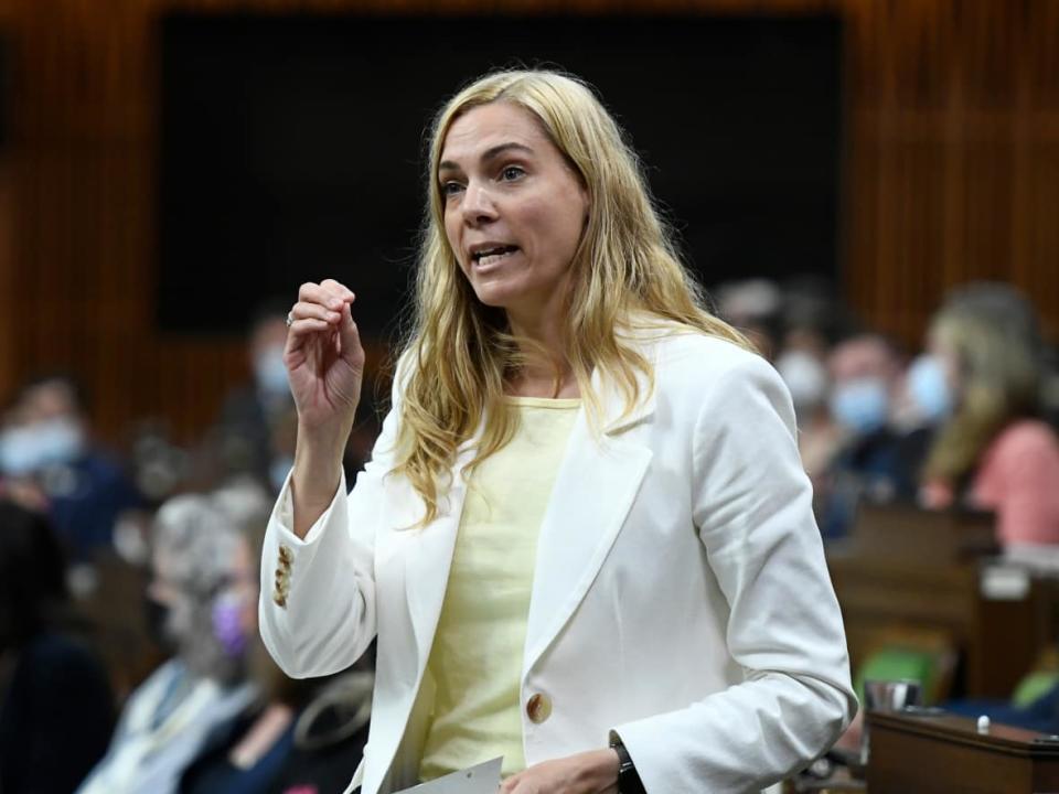 Canadian Sport Minister Pascale St-Onge, seen in June, announced the seventh national recipient of funding from the Community Sport for All Initiative on Thursday, with $8 million going to the Canadian Parks and Recreation Association. (Justin Tang/The Canadian Press - image credit)