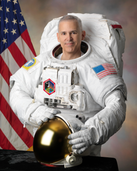 NASA Astronaut Lee Morin will speak at the ROC the Eclipse Festival at the Rochester Museum & Science Center on April 8, 2024. Morin, a doctor and retired Navy captain, took part in the 13th space mission of the shuttle Atlantis in 2002 as it traveled to the International Space Station.