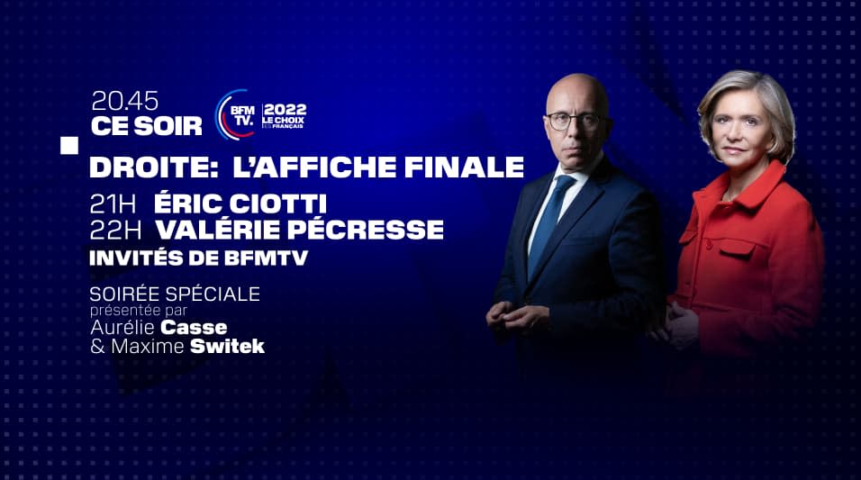 Droite, l'affiche finale - BFMTV