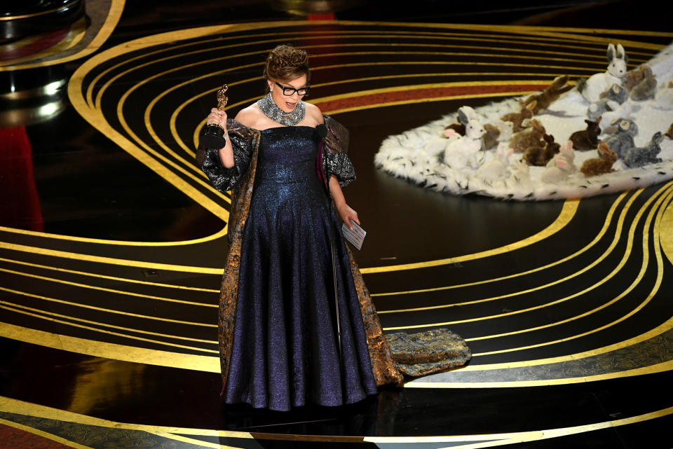 Ruth E. Carter accepts the Costume Design award for 'Black Panther' during the 91st Annual Academy Awards on Feb. 24, 2019. | Kevin Winter—Getty Images