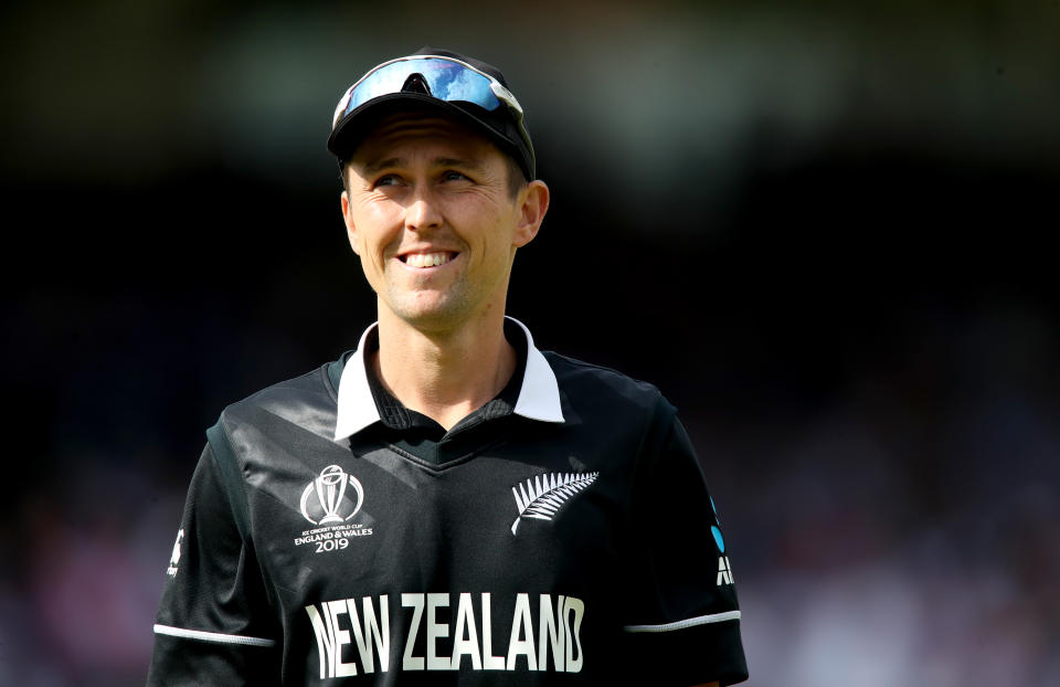 New Zealand's Trent Boult during the ICC World Cup Final at Lord's, London.