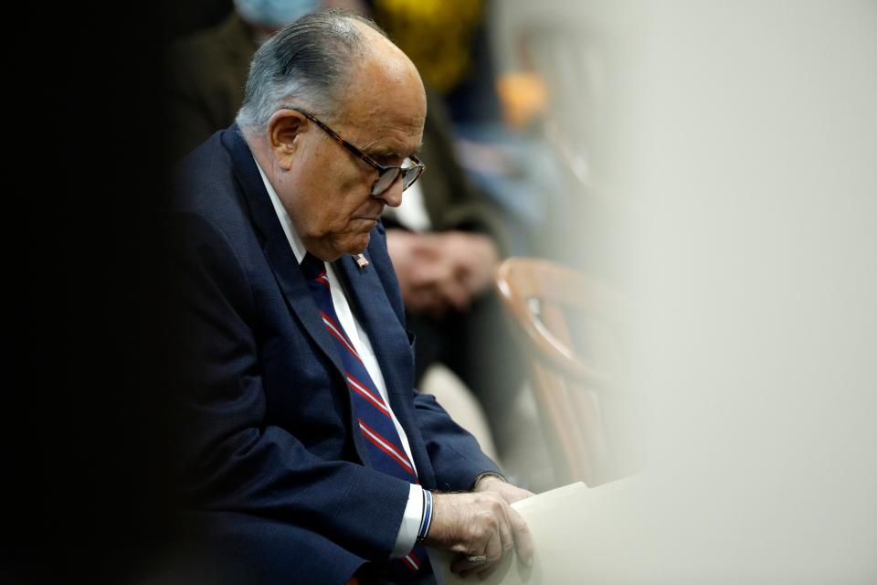 Rudy Giuliani has reportedly conceded that his associate emailed the Trump campaign about the fee in the days after the election (Jeff Kowalsky/AFP via Getty Images)