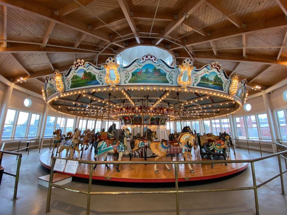 The Fall River Carousel and Creamery at Battleship Cove has opened for the 2023 season.