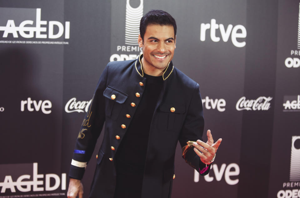 Carlos Rivera durante la entrega de los Premios Odeon (Fotogrfía: Javier Bragado/WireImage/Getty)