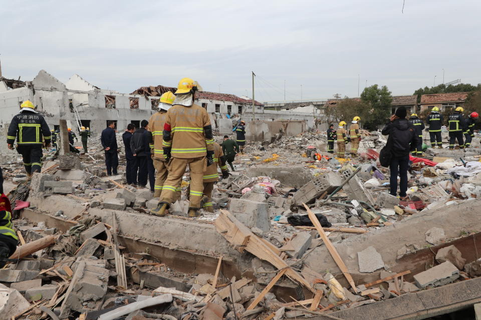 Factory explosion in China kills dozens